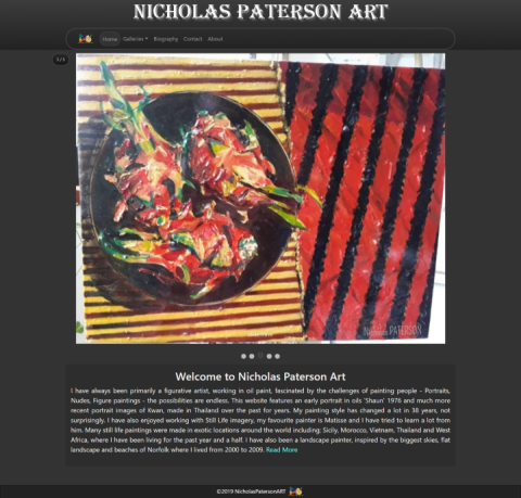 Nicholas Paterson Art website